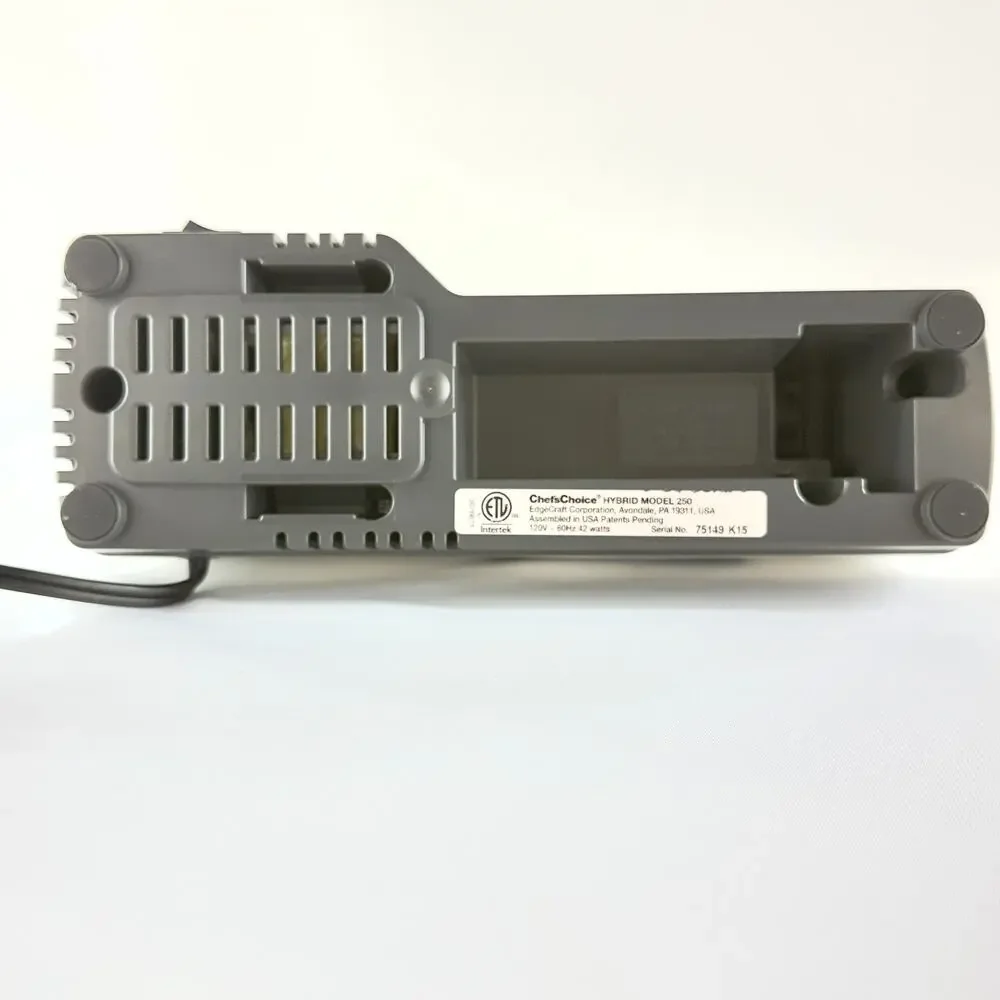 Chef's Choice Hybrid Model 250 Electric 3-Stage Knife Sharpener White